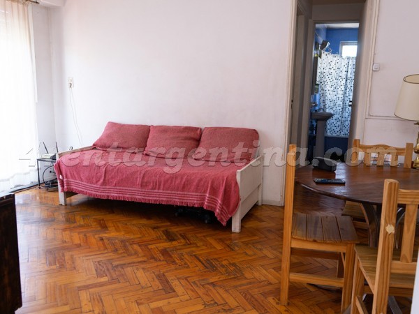 Ciudad de la Paz et Federico Lacroze: Furnished apartment in Belgrano