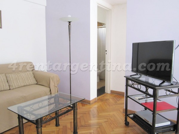 Tagle and Las Heras: Furnished apartment in Recoleta