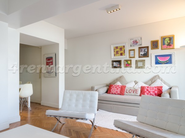 Apartamento Mobiliado em  Vicente Lopez e Pueyrredon X, Recoleta