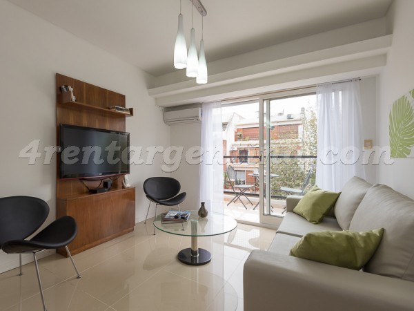 Aguilar and Cabildo I: Furnished apartment in Belgrano