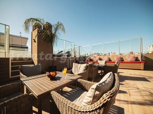 Lavalle and Anchorena I: Furnished apartment in Abasto