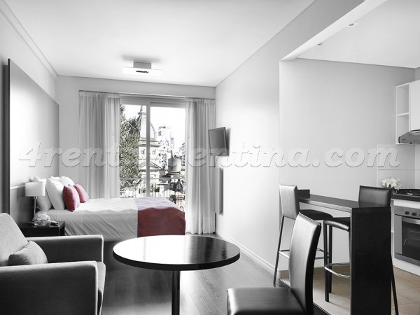 Junin and Vicente Lopez XII: Furnished apartment in Recoleta