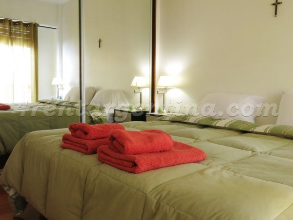 Rep. de la India y Cervio III: Apartamento en Alquiler Temporario