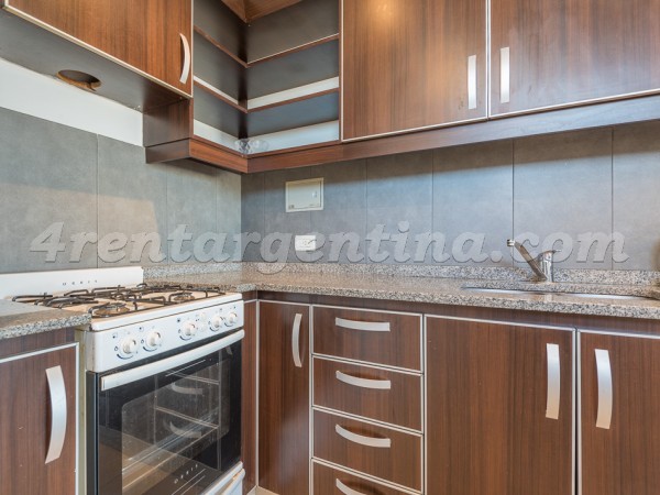 San Juan and Rincon: Furnished apartment in Congreso