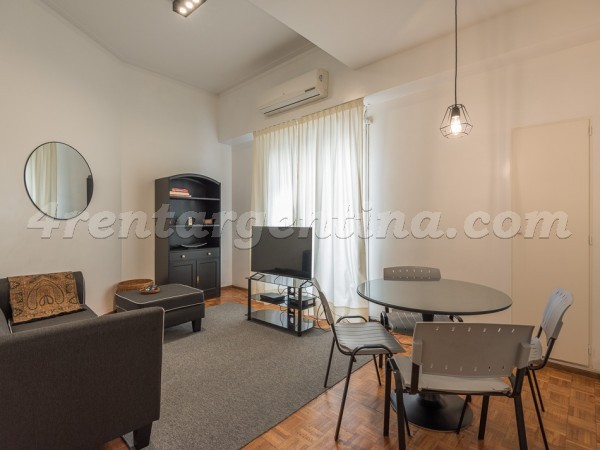 Apartamento Amoblado en Las Heras y Billinghurst IV, Recoleta