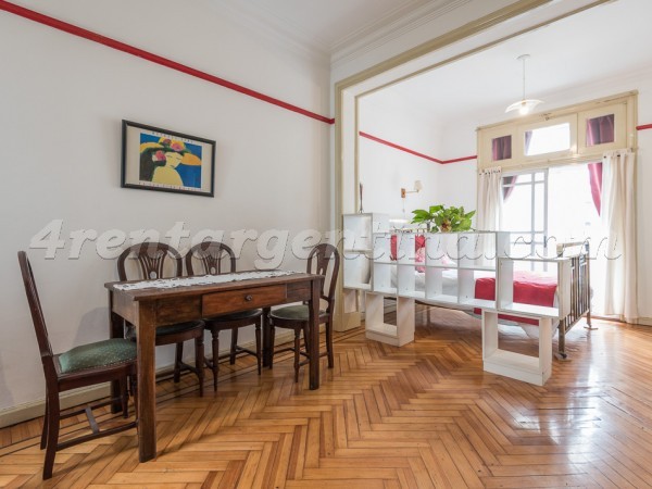 Montevideo and Corrientes II: Furnished apartment in Downtown