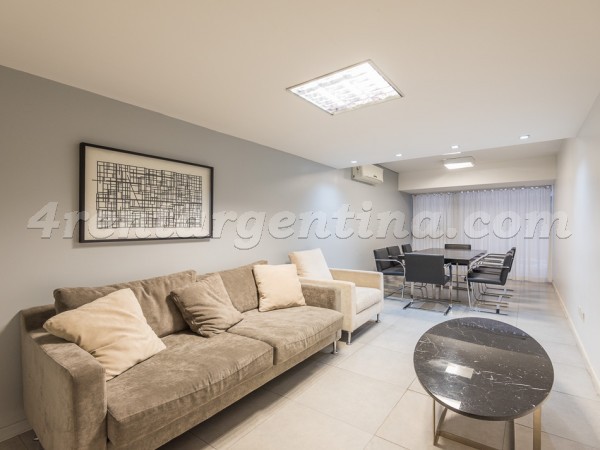 Libertador and La Pampa: Furnished apartment in Belgrano