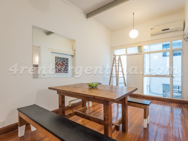 Teodoro Garcia and Freire: Furnished apartment in Colegiales