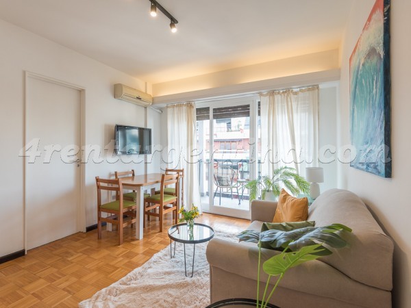 Apartamento Amoblado en Beruti y Julian Alvarez, Palermo