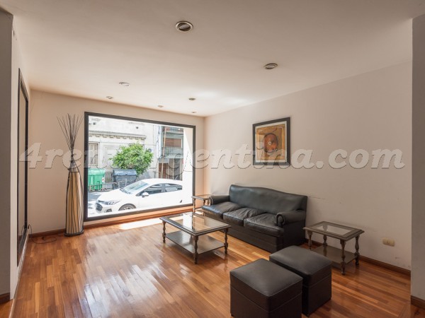 Esteban de Luca and Rondeau: Furnished apartment in Congreso