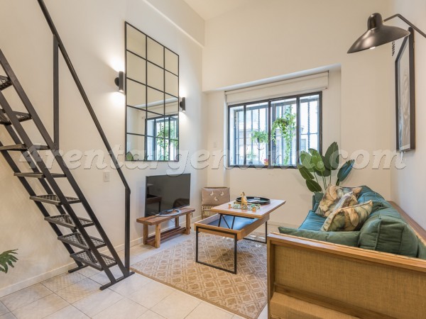 Esteban de Luca et Rondeau: Furnished apartment in Congreso