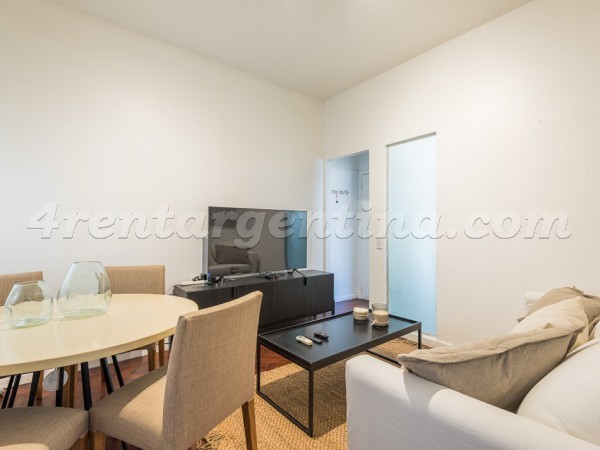 3 de Febrero and Federico Lacroze II: Furnished apartment in Belgrano