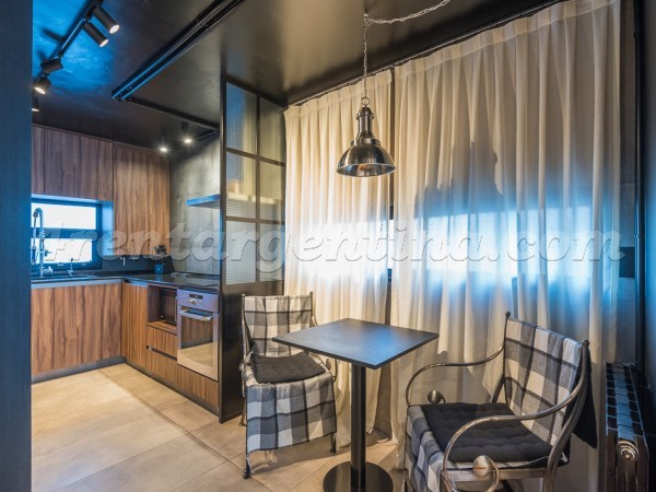 Juncal and Godoy Cruz II: Furnished apartment in Palermo