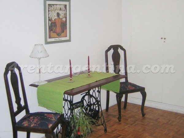 French et Pueyrredon: Furnished apartment in Recoleta