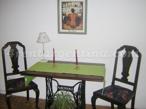 French and Pueyrredon: Furnished apartment in Recoleta