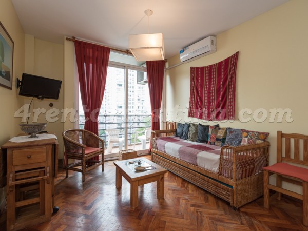 Juncal and Godoy Cruz: Furnished apartment in Palermo