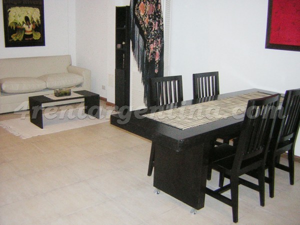 Zabala and Forest: Furnished apartment in Colegiales