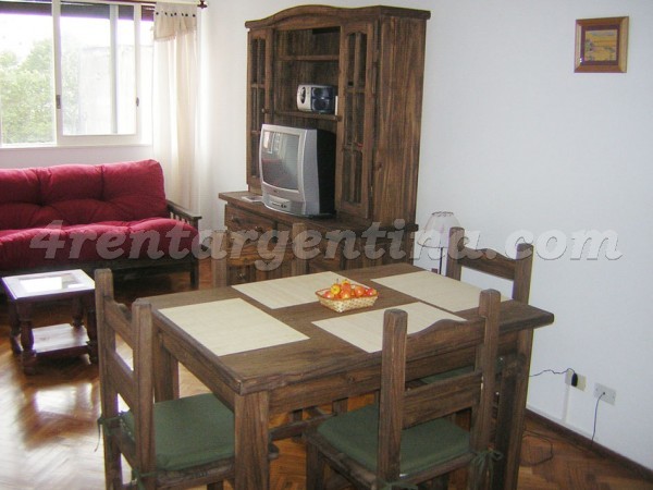Arcos and Jose Hernandez I: Furnished apartment in Belgrano