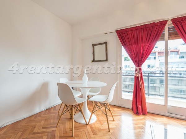 Larrea et Juncal: Furnished apartment in Recoleta